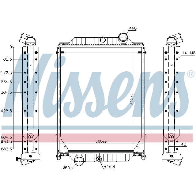NISSENS RADIATOR TO SUIT VOLVO