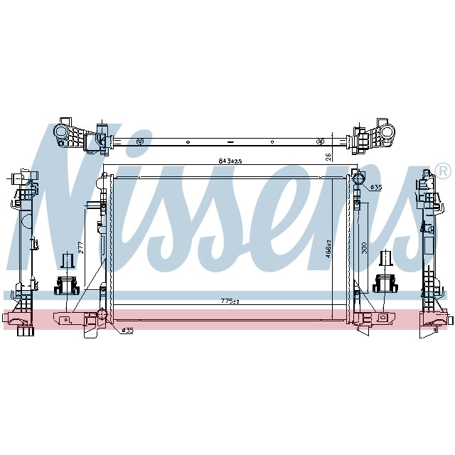 NISSENS RADIATOR TO SUIT RENAULT