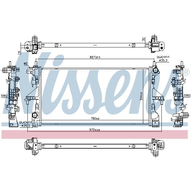 NISSENS RADIATOR TO SUIT LCV