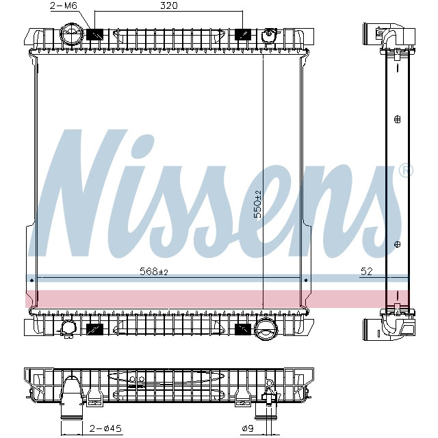 NISSENS RADIATOR TO SUIT IVECO