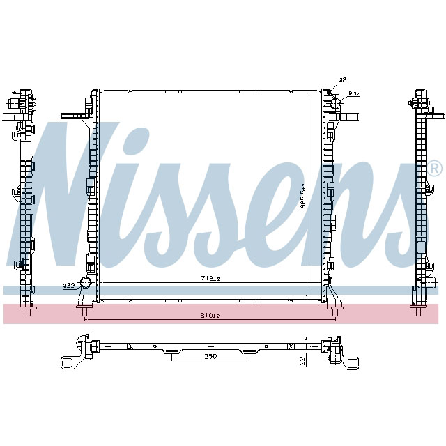 NISSENS RADIATOR TO SUIT LCV