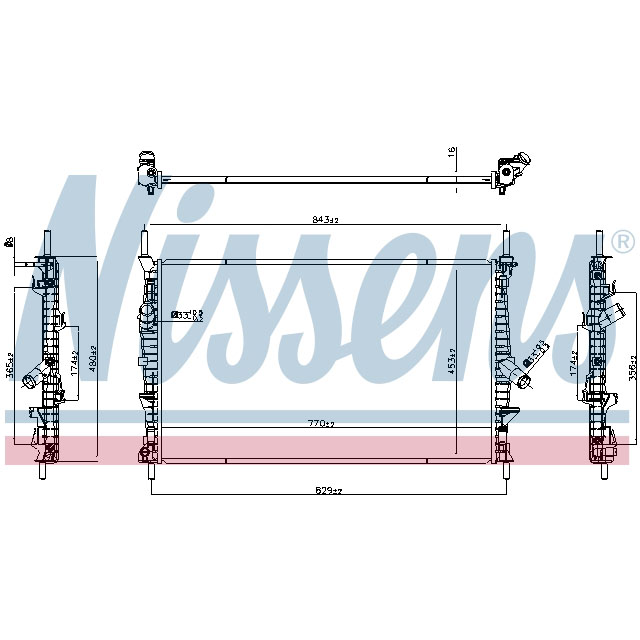 NISSENS RADIATOR TO SUIT LCV