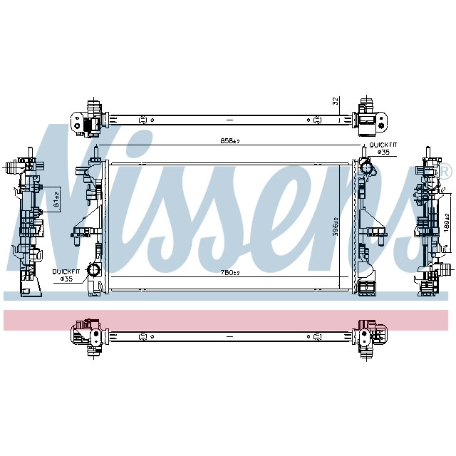 NISSENS RADIATOR TO SUIT LCV