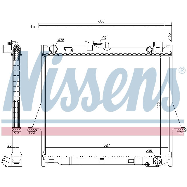 NISSENS RADIATOR TO SUIT LCV
