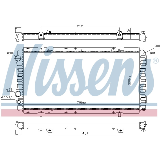 NISSENS RADIATOR TO SUIT LCV