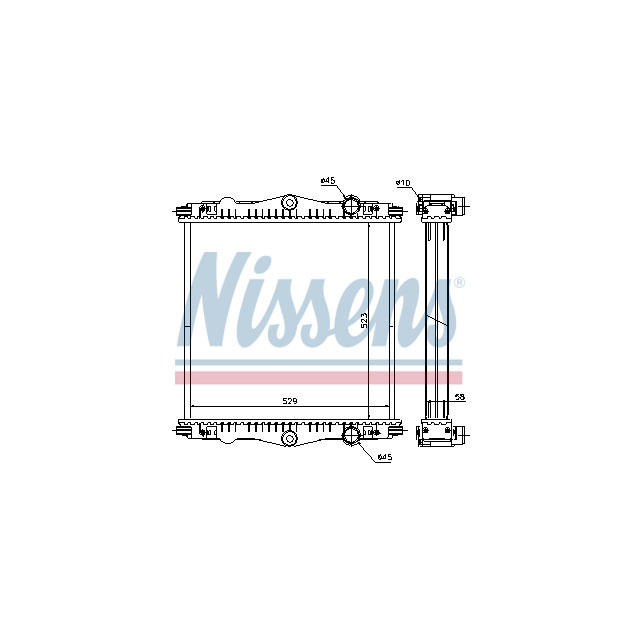 NISSENS RADIATOR TO SUIT DAF