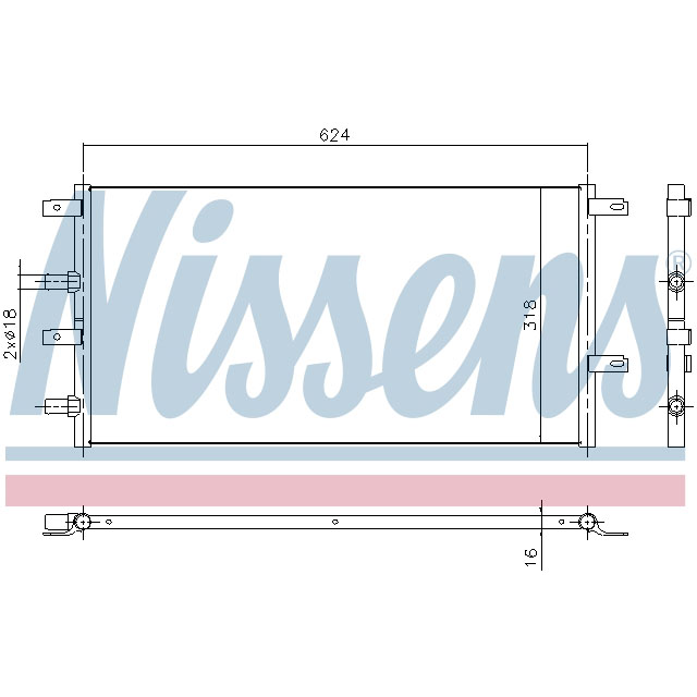 NISSENS RADIATOR TO SUIT IVECO