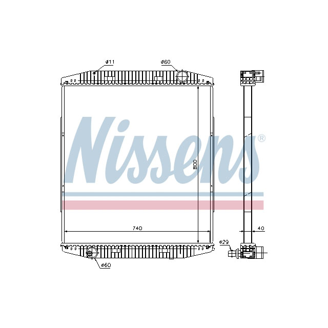 NISSENS RADIATOR TO SUIT IVECO