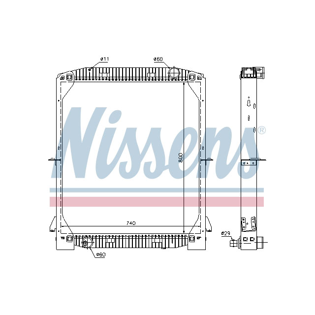 NISSENS RADIATOR TO SUIT IVECO