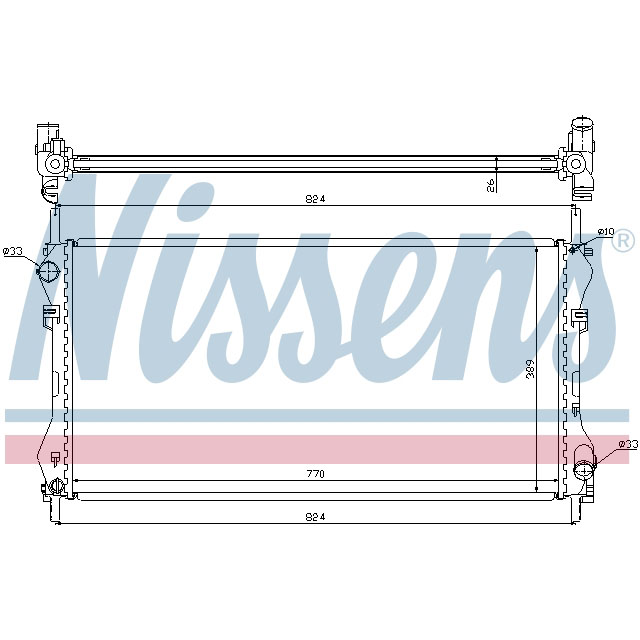 NISSENS RADIATOR TO SUIT LCV