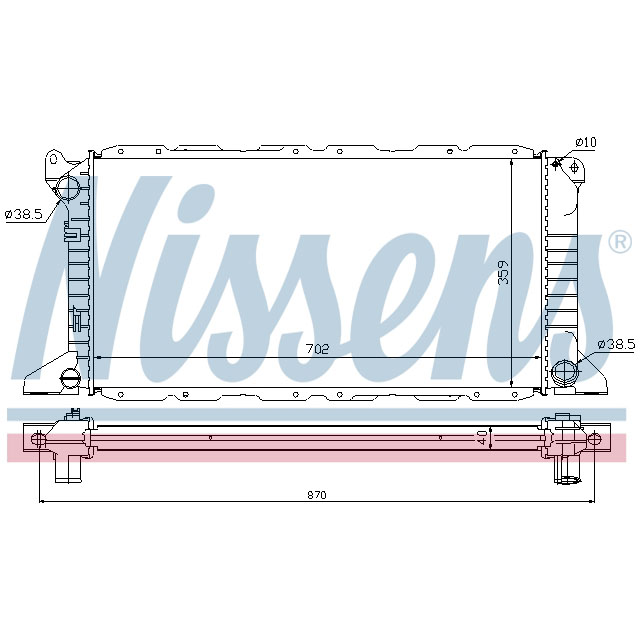 NISSENS RADIATOR TO SUIT LCV