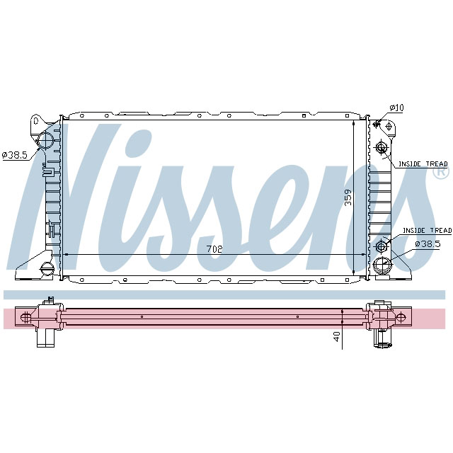 NISSENS RADIATOR TO SUIT LCV