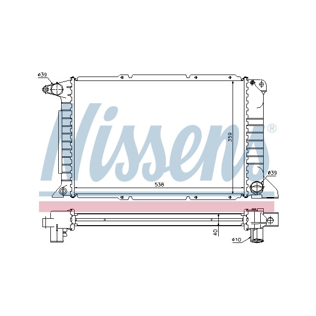 NISSENS RADIATOR TO SUIT LCV