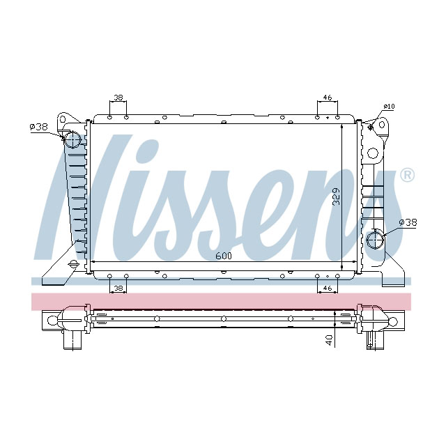 NISSENS RADIATOR TO SUIT LCV