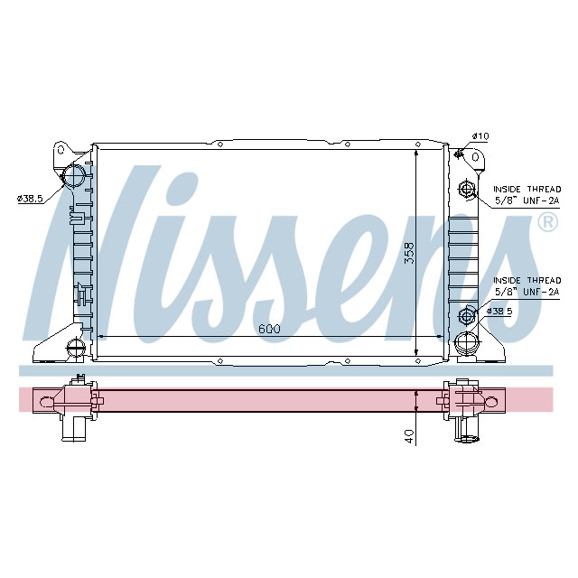 NISSENS RADIATOR TO SUIT LCV