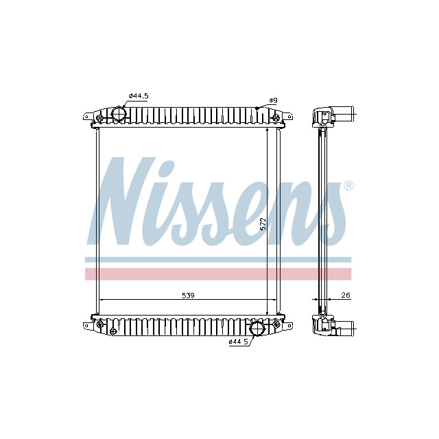 62341A NISSENS RADIATOR TO SUIT IVECO