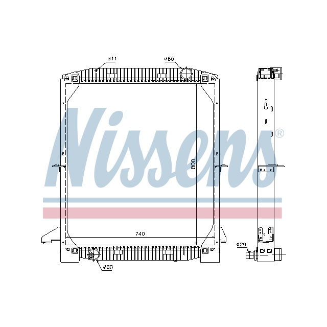 NISSENS RADIATOR TO SUIT IVECO