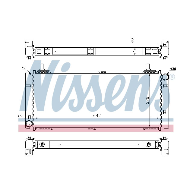 NISSENS RADIATOR TO SUIT LCV