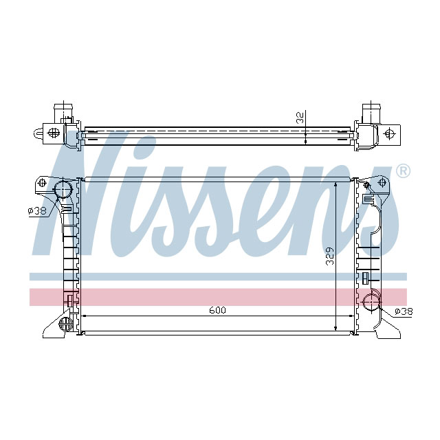 NISSENS RADIATOR TO SUIT LCV