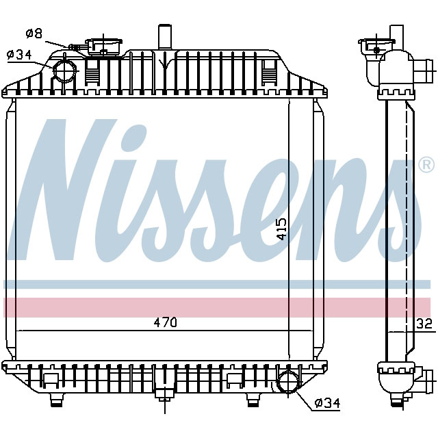 NISSENS RADIATOR TO SUIT MERCEDES