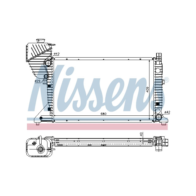 NISSENS RADIATOR TO SUIT MERCEDES