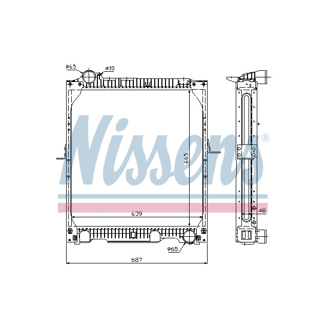 NISSENS RADIATOR TO SUIT MERCEDES