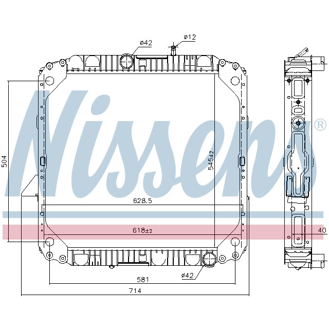 NISSENS RADIATOR TO SUIT MERCEDES