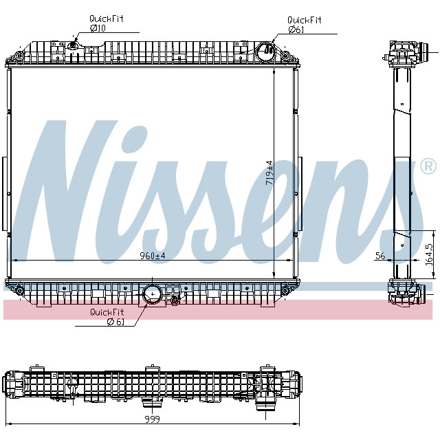NISSENS RADIATOR TO SUIT MERCEDES