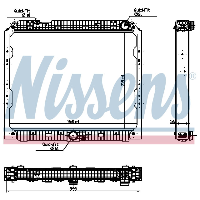 NISSENS RADIATOR TO SUIT MERCEDES