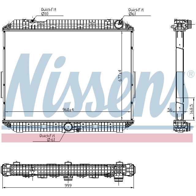 NISSENS RADIATOR TO SUIT MERCEDES