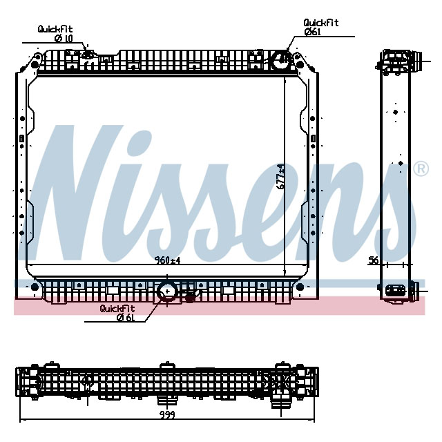 NISSENS RADIATOR TO SUIT MERCEDES