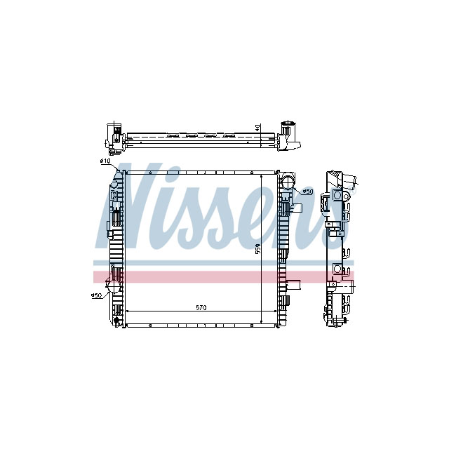 NISSENS RADIATOR TO SUIT MERCEDES
