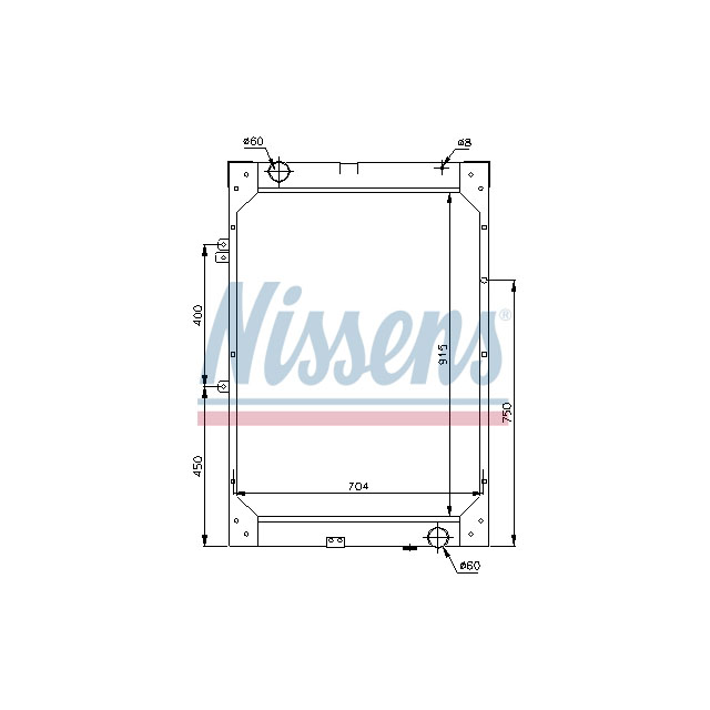 NISSENS RADIATOR TO SUIT MAN