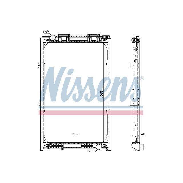 NISSENS RADIATOR TO SUIT MAN