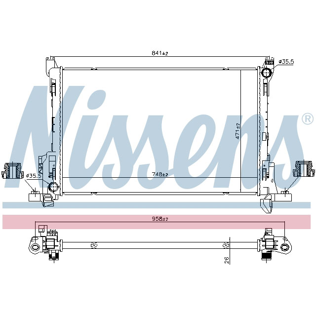 NISSENS RADIATOR TO SUIT LCV