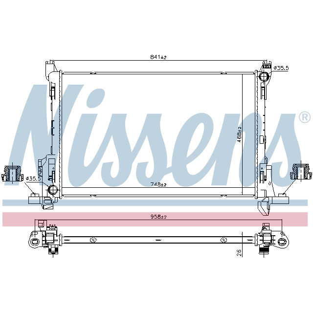 NISSENS RADIATOR TO SUIT LCV