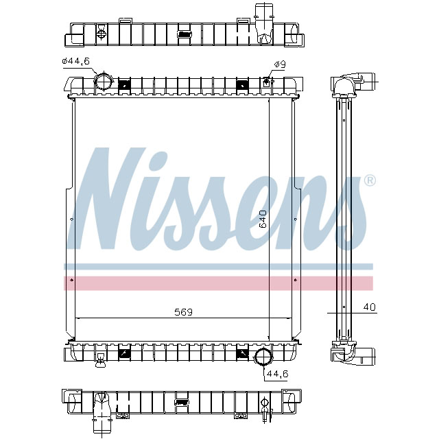 NISSENS RADIATOR TO SUIT IVECO