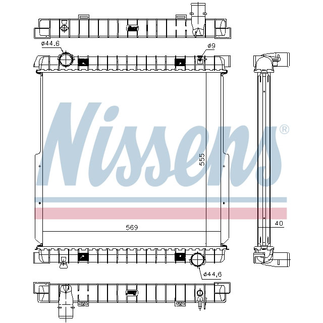NISSENS RADIATOR TO SUIT IVECO