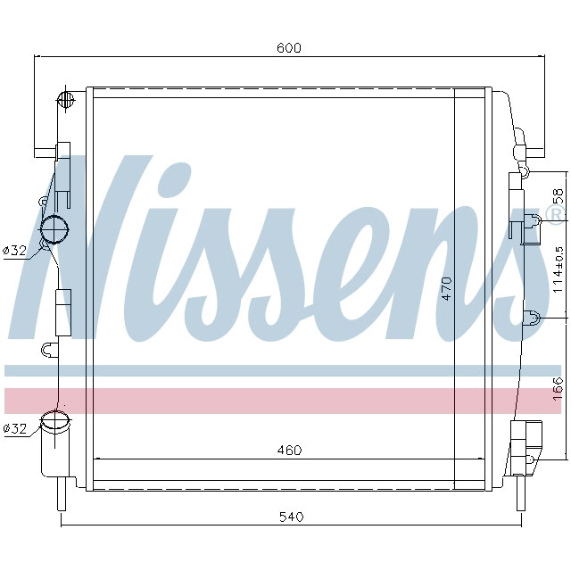 NISSENS RADIATOR TO SUIT LCV