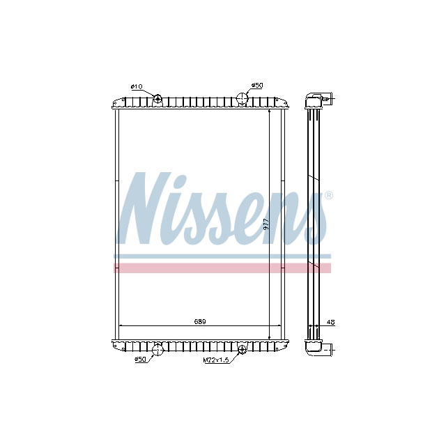 NISSENS RADIATOR TO SUIT RENAULT