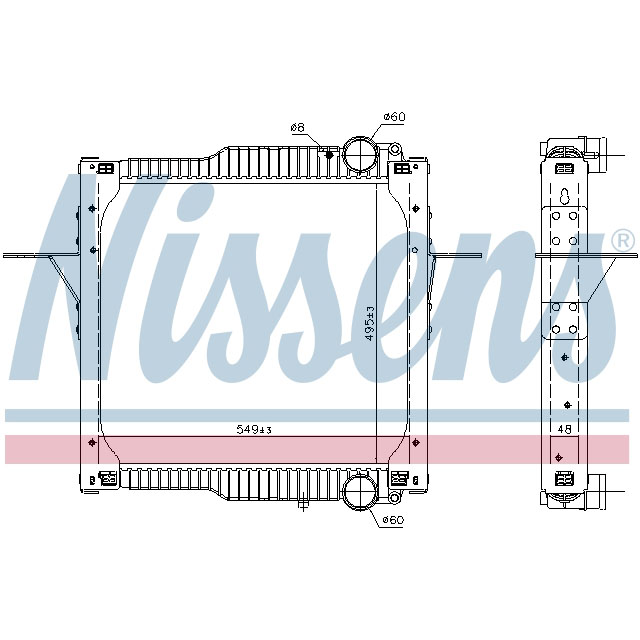 NISSENS RADIATOR TO SUIT RENAULT