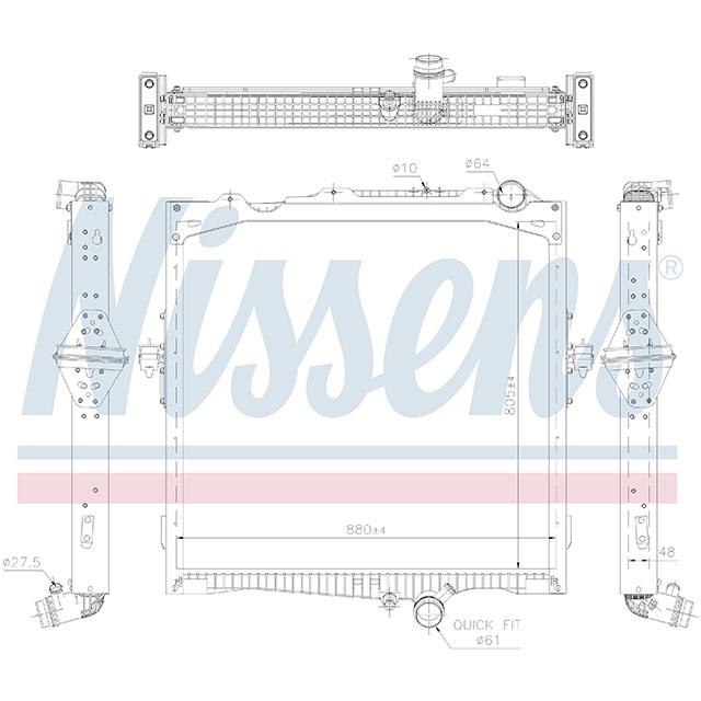 NISSENS RADIATOR TO SUIT RENAULT