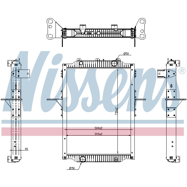 637879 NISSENS RADIATOR TO SUIT RENAULT