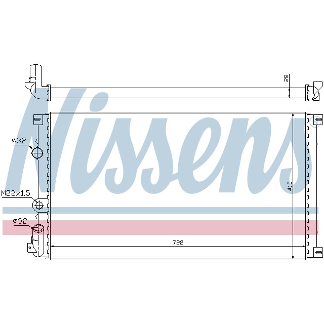 NISSENS RADIATOR TO SUIT LCV