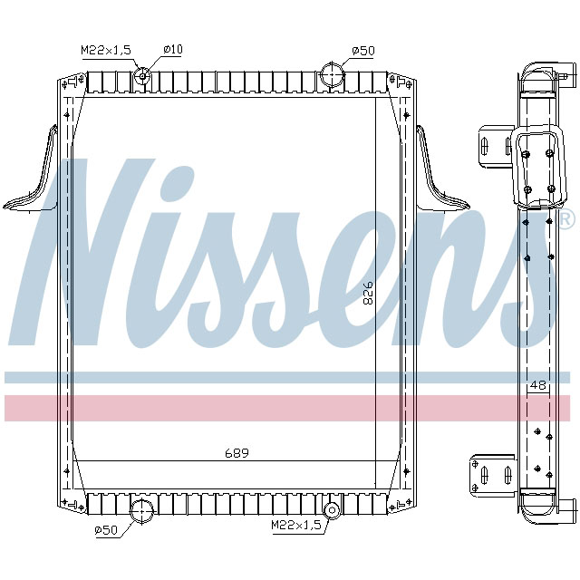 NISSENS RADIATOR TO SUIT RENAULT