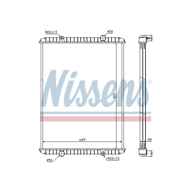 NISSENS RADIATOR TO SUIT RENAULT
