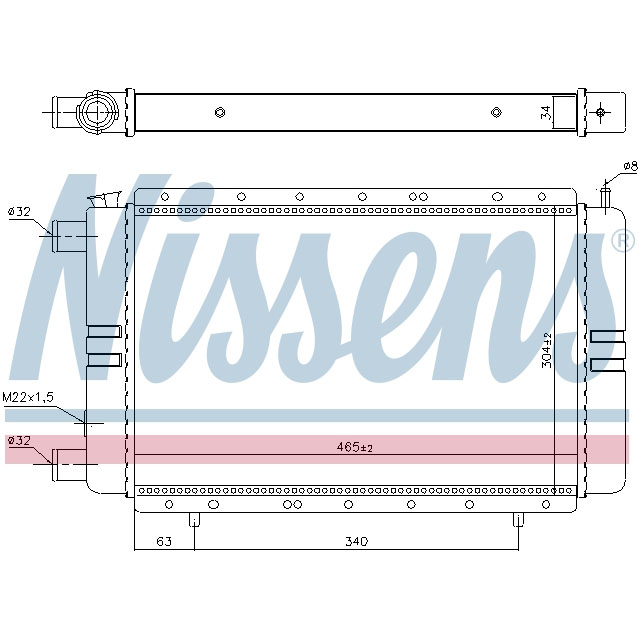 NISSENS RADIATOR TO SUIT RENAULT