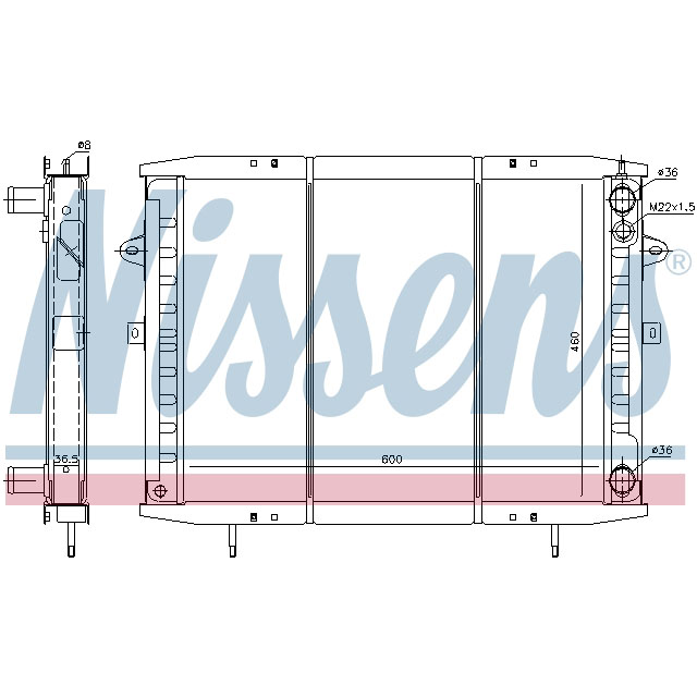 NISSENS RADIATOR TO SUIT RENAULT