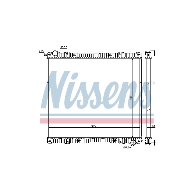 NISSENS RADIATOR TO SUIT SCANIA