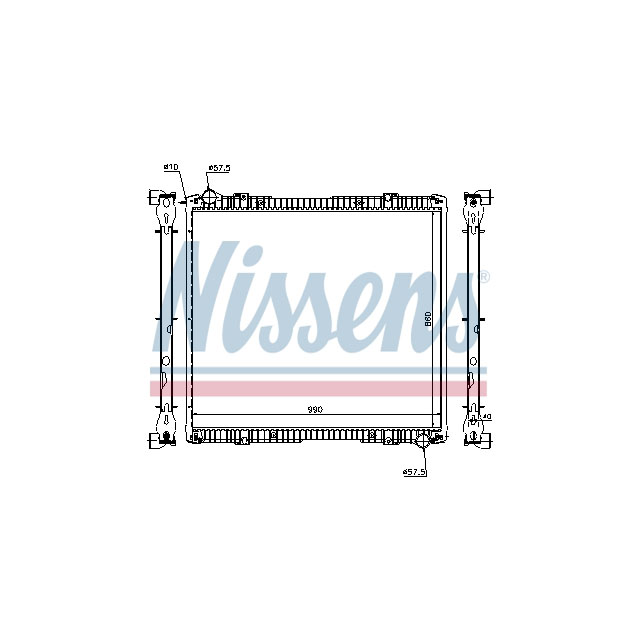 NISSENS RADIATOR TO SUIT SCANIA